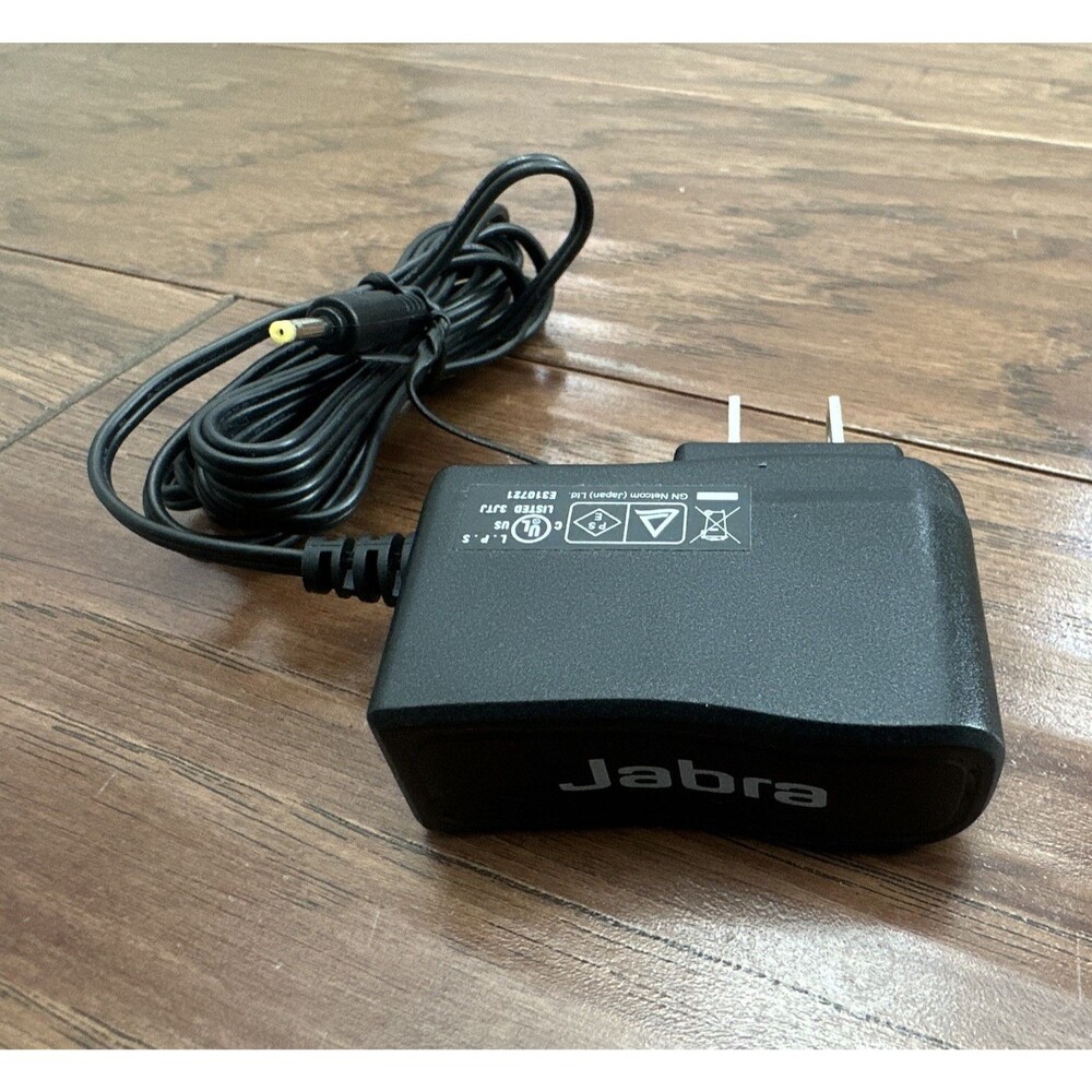Jabra SSA-5W-09 7.5V Switching AC/DC Adapter 6ft US Plug to Barrel Evolve2 75